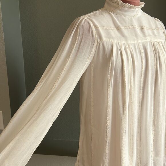 Anthropologie Flowy Bohemian Top  - Picture 4 of 7